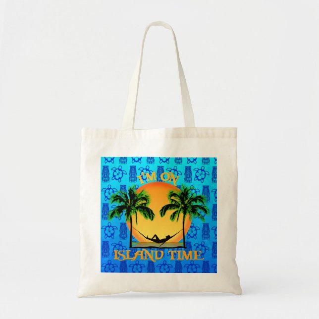 Island Time Tote Bag (Front)