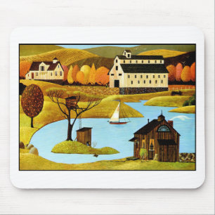 Island Tree House Mouse Pad