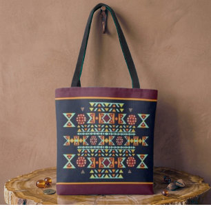 Island Tribal Whimsy Tote Bag