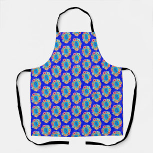 Island Tropical Sea Turtles Floral Apron