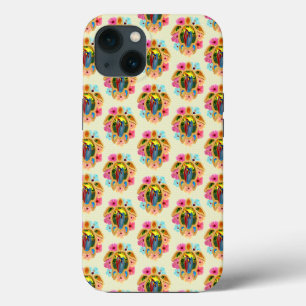 Island Tropical Sea Turtles Floral iPhone 13 Case
