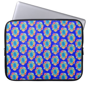Island Tropical Sea Turtles Floral Laptop Sleeve