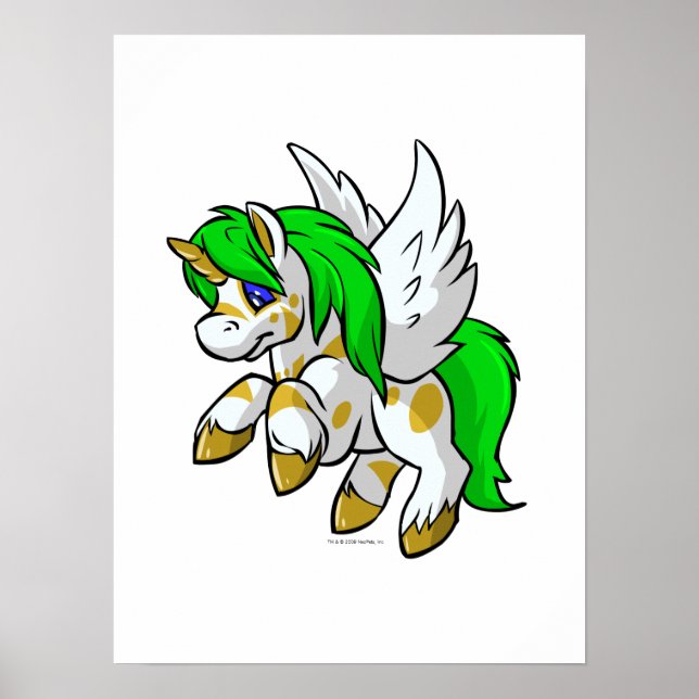 Island Uni flying over Mystery Island Poster (Front)