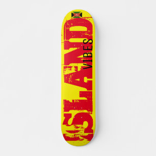 ISLAND VIBES  JMT  USA Skateboard, 7¾" Deck Skateboard
