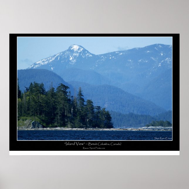 "ISLAND VIEW" Photo Poster (Front)
