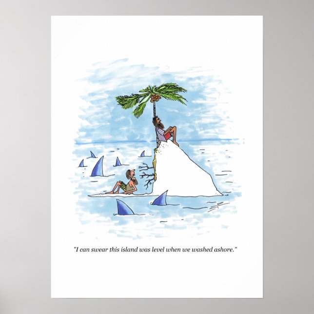 Island Was Level value matte poster (Front)