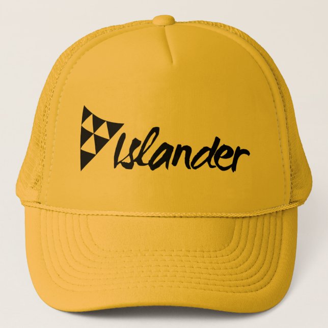 Islander Yellow Trucker Cap (Front)