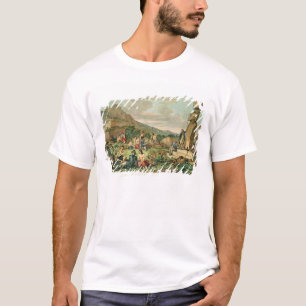 Islanders and Monuments of Easter Island T-Shirt