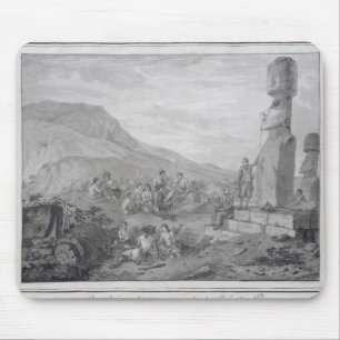 Islanders & Monuments of Easter Island, 1786 Mouse Pad