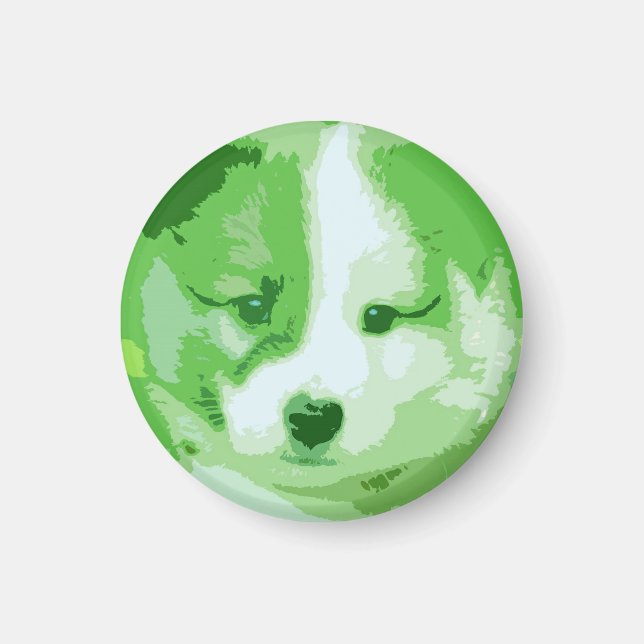 Islandhund Magnet (Front)