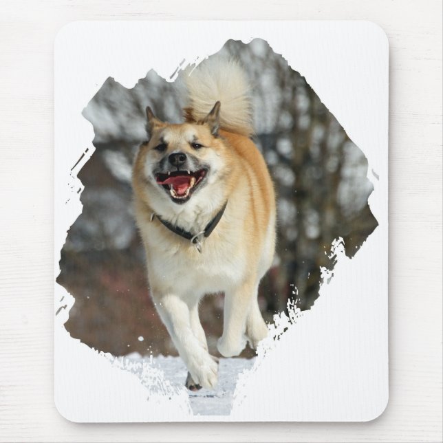 Islandhund Mouse Pad (Front)