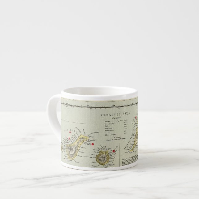 Islands, Atlantic Ocean Espresso Cup (Front Left)