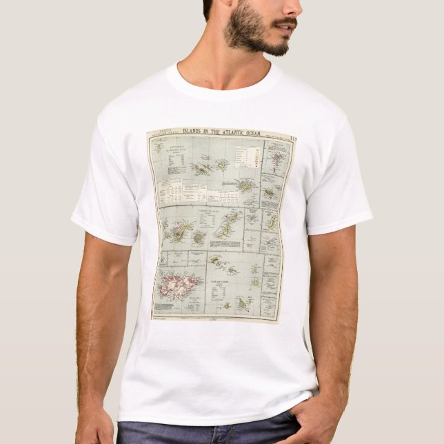 Islands, Atlantic Ocean T-Shirt (Front)