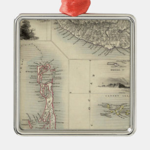 Islands In The Atlantic Metal Ornament