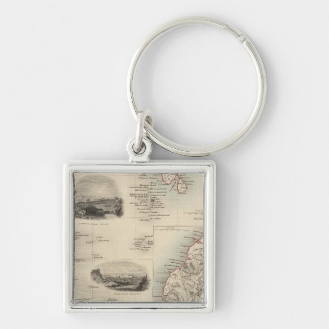 Islands In The Indian Ocean Key Ring (Front)