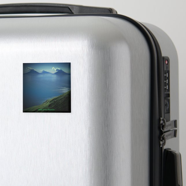 Islands of Four Mountains Magnet (In Situ (Luggage))