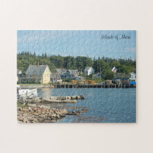 Islands of Maine Mid-Coast Harbor (252 pieces) Jigsaw Puzzle