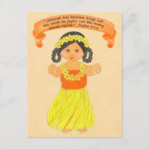 Islands Rejoice~Scripture~Print Postcard