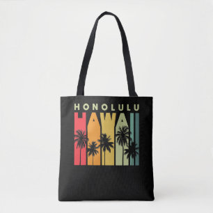 Islands Vintage Souvenir Honolulu Hawaii Tote Bag