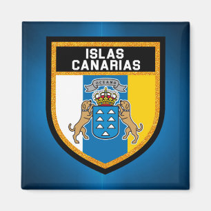 Islas Canarias Flag Magnet