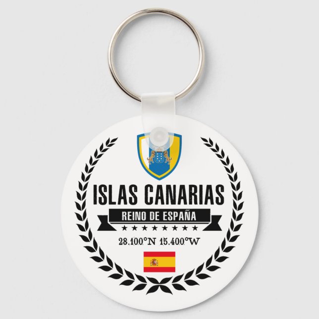 Islas Canarias Key Ring (Front)