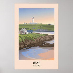 Islay Scotland Travel Poster