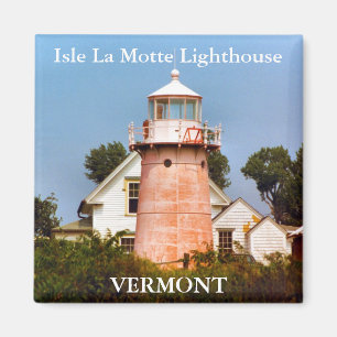 Isle La Motte Lighthouse, Vermont Magnet