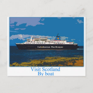 Isle of Arran Ferry - Scotland Postcard