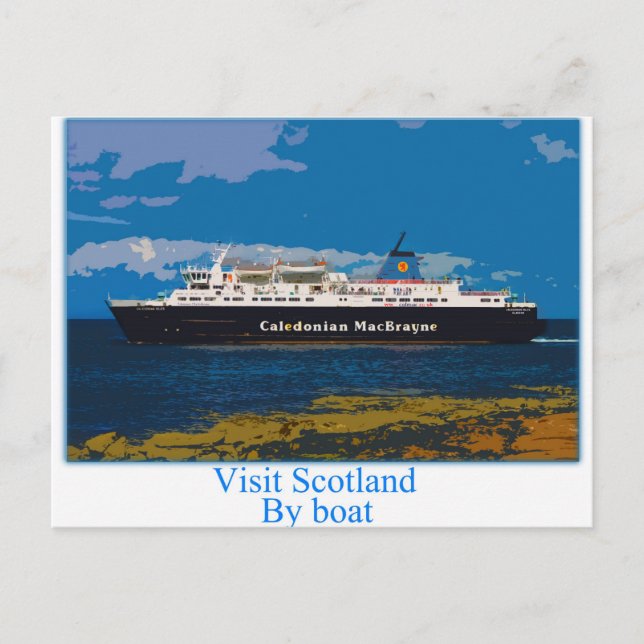 Isle of Arran Ferry - Scotland Postcard (Front)
