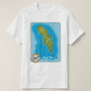 Isle of Bute map T-Shirt