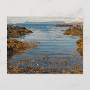 Isle of Eigg from Across the Sea Holiday Postcard