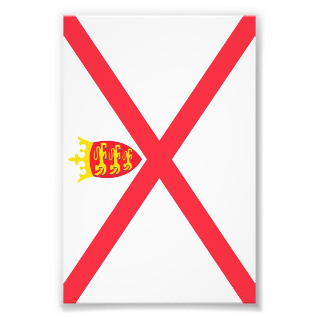 Isle of Jersey flag Photo Print (Front)
