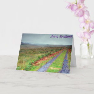 Isle of Jura track, Scotland Card