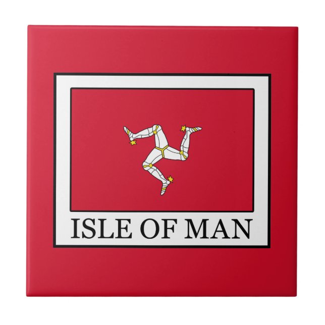 Isle of Man Ceramic Tile (Front)