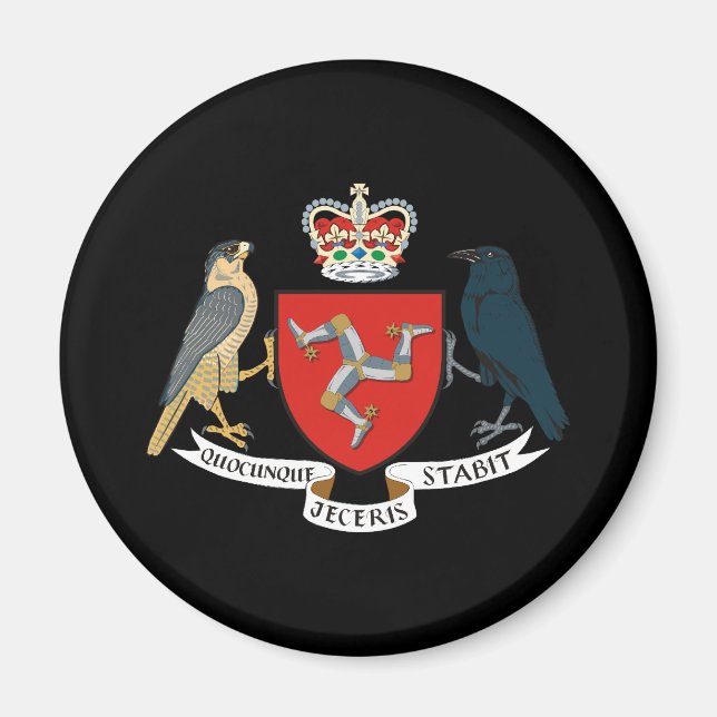 Isle of Man Coat of Arms Magnet (Front)