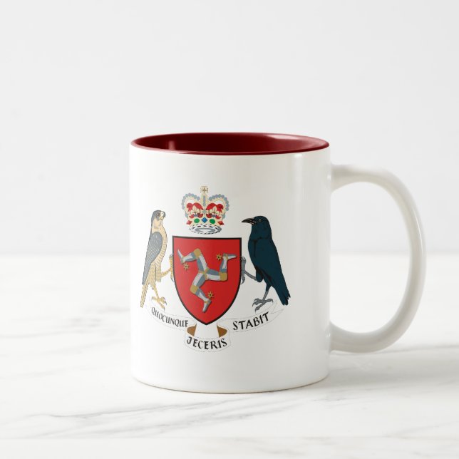 Isle of Man Coat of Arms mug (Right)