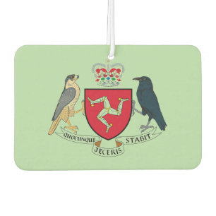 Isle of Man coat of arms T-Shirt Car Air Freshener