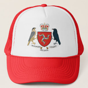 isle of man emblem trucker hat