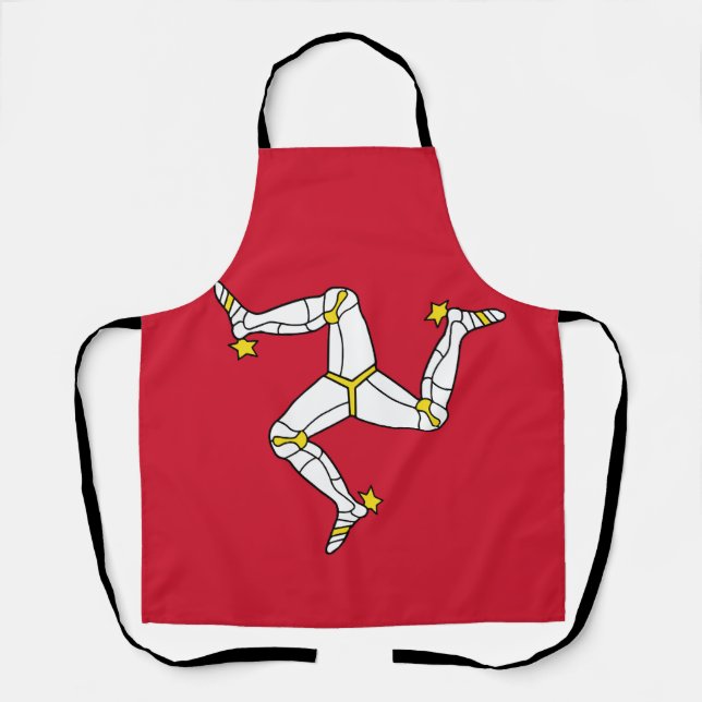 Isle of Man flag Apron (Front)