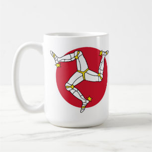 Isle of man flag coffee mug