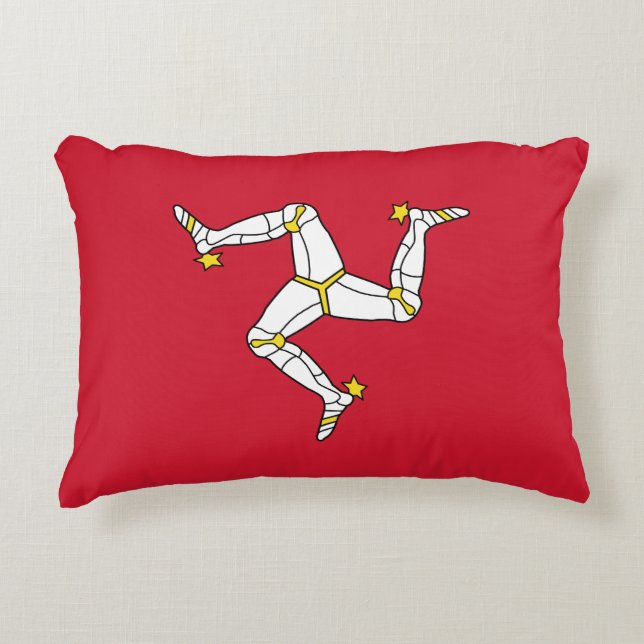 Isle of Man Flag Decorative Cushion (Front)