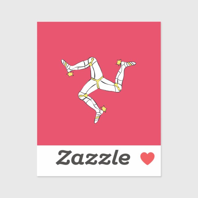 Isle of Man Flag Emblem (Sheet)