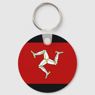 Isle Of Man Flag Key Ring