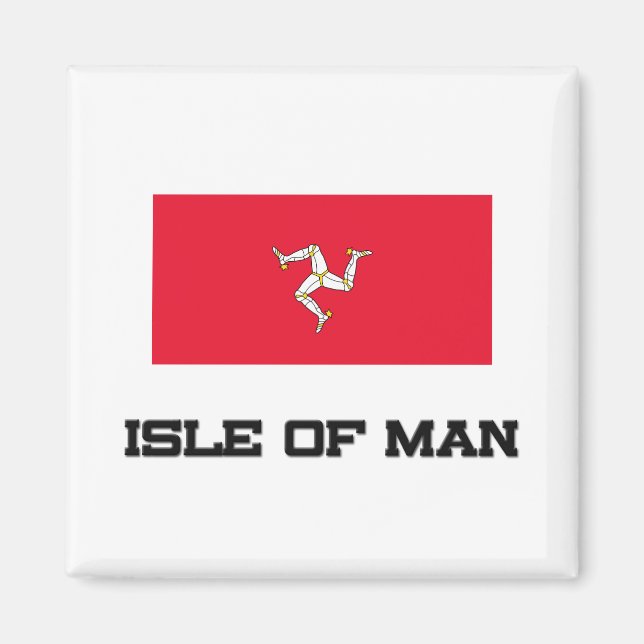 Isle Of Man Flag Magnet (Front)