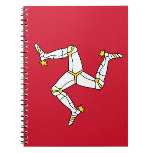 Isle of Man flag Notebook