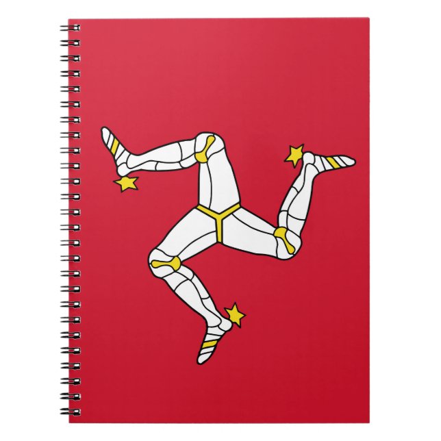 Isle of Man flag Notebook (Front)