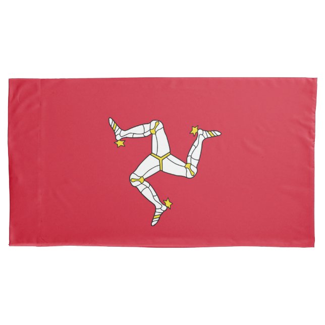 Isle of Man flag Pillowcase (Front)