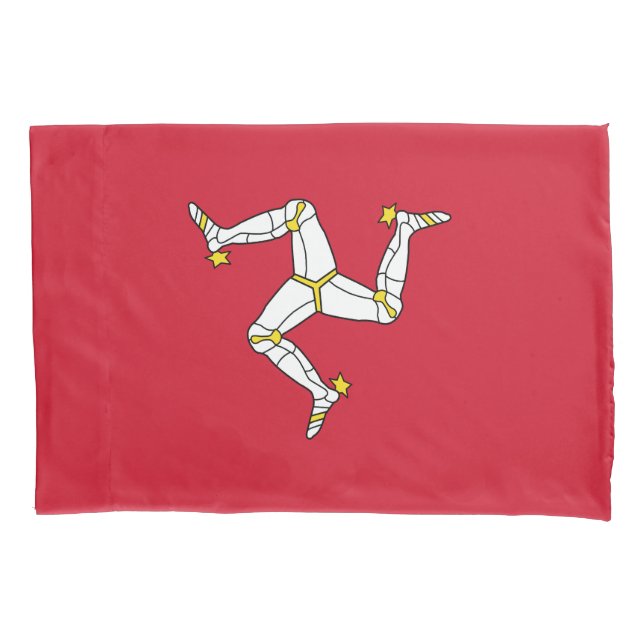 Isle of Man Flag Pillowcase (Front)