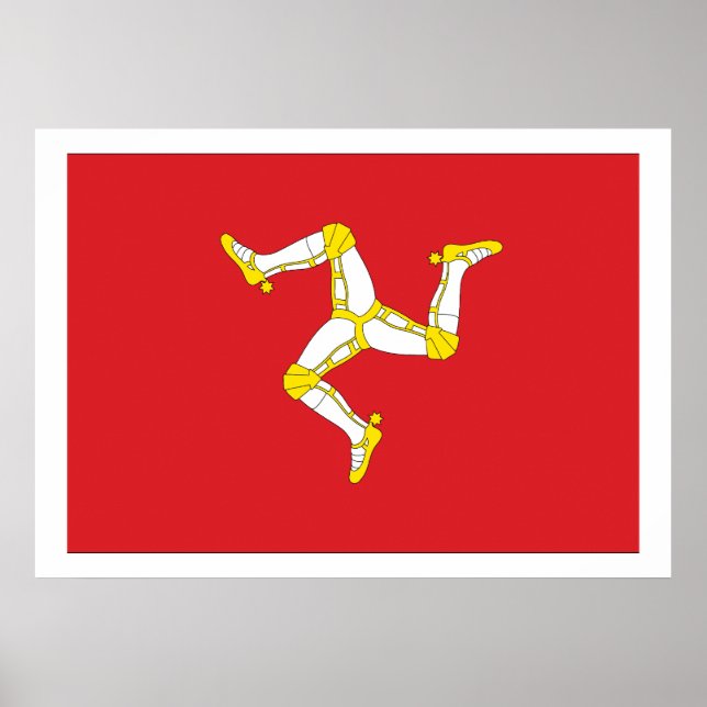 Isle of man Flag Poster (Front)