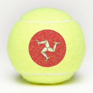 Isle of Man flag Tennis Balls